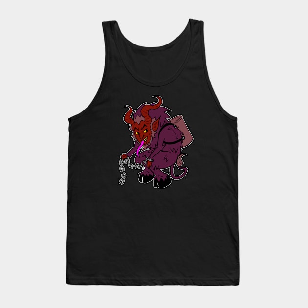 Krampus in Red Tank Top by T.A. Teufel